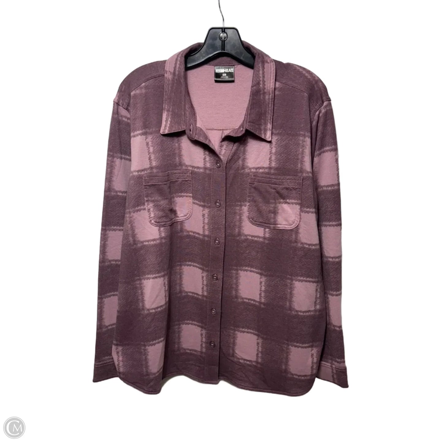 Top Long Sleeve By 32 Degrees In Purple, Size: Xl