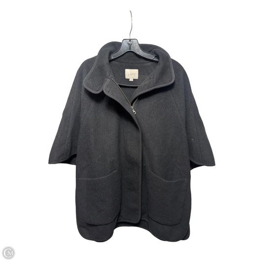 Coat Wool By Loft In Black, Size: Xs