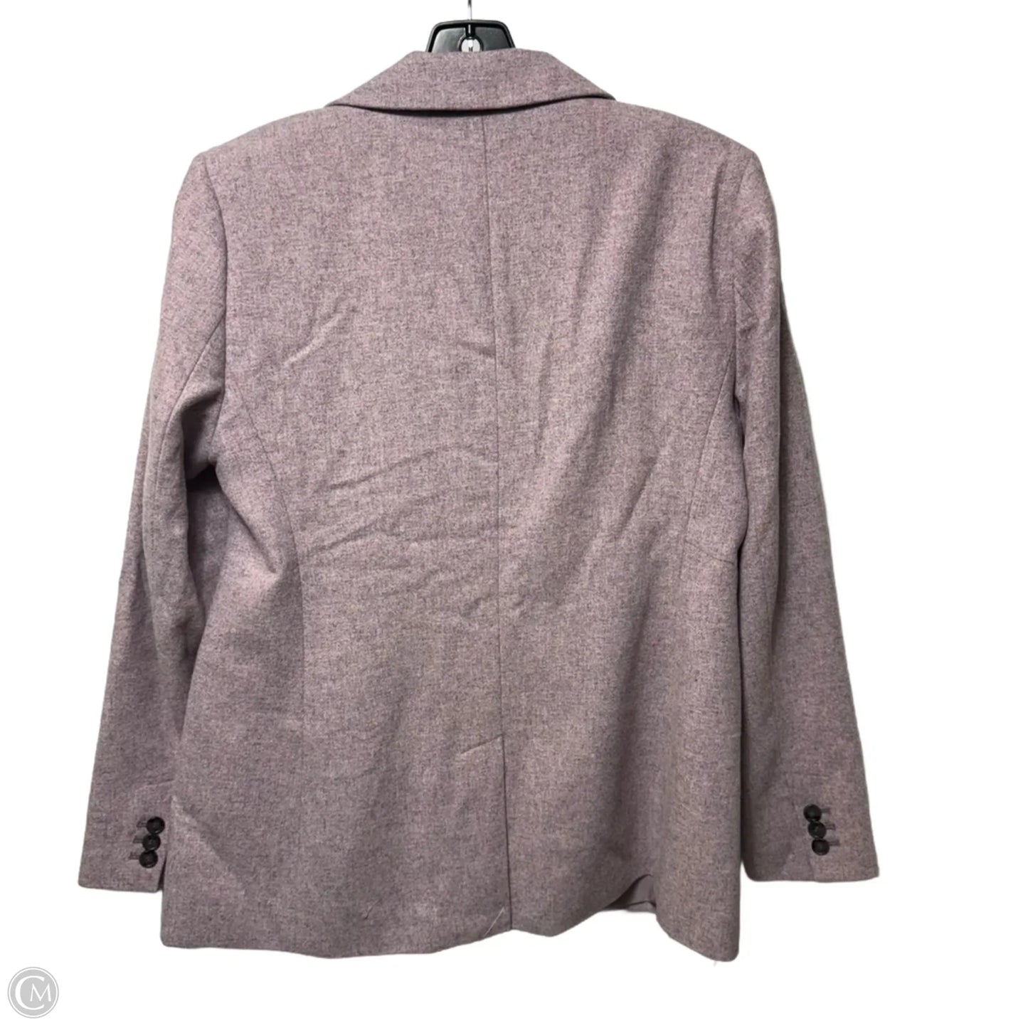 Wool Blend Blazer By Loft In Purple, Size: 8