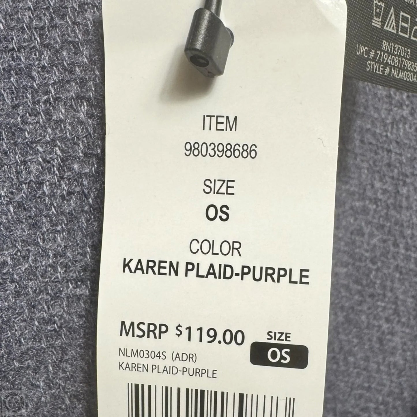 Shawl By Banana Republic In Plaid Pattern, Size: Osfm