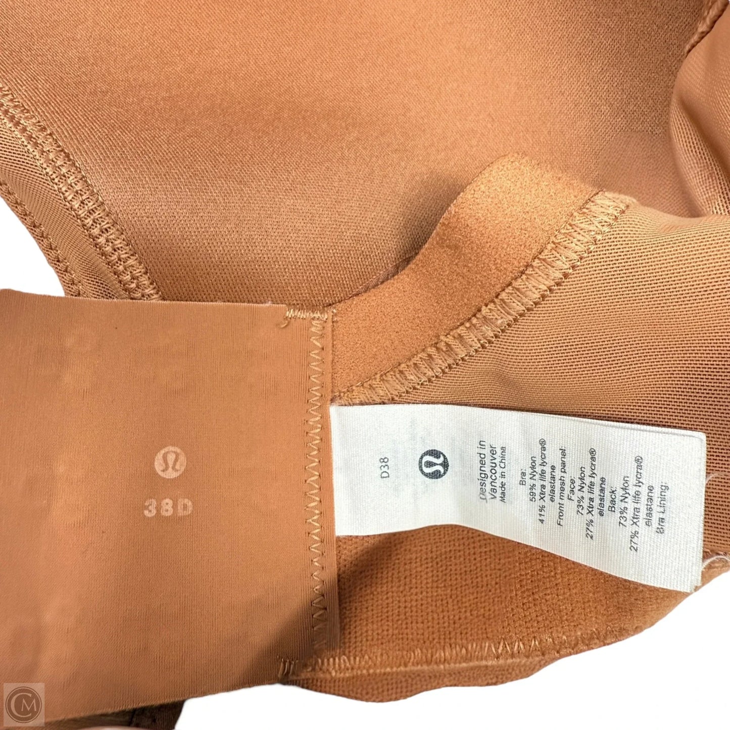 Run Times Bra By Lululemon In Orange, Size: 38D