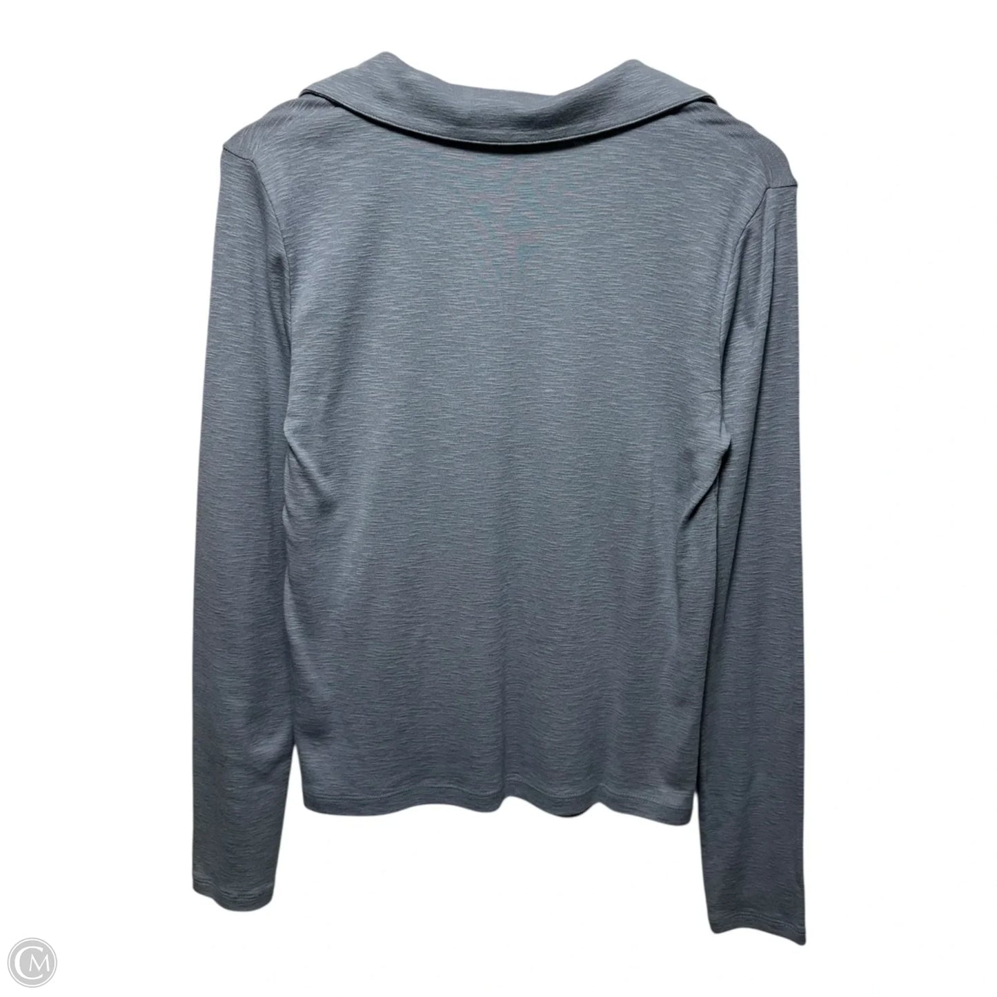 Top Long Sleeve By Vince In Grey, Size: M