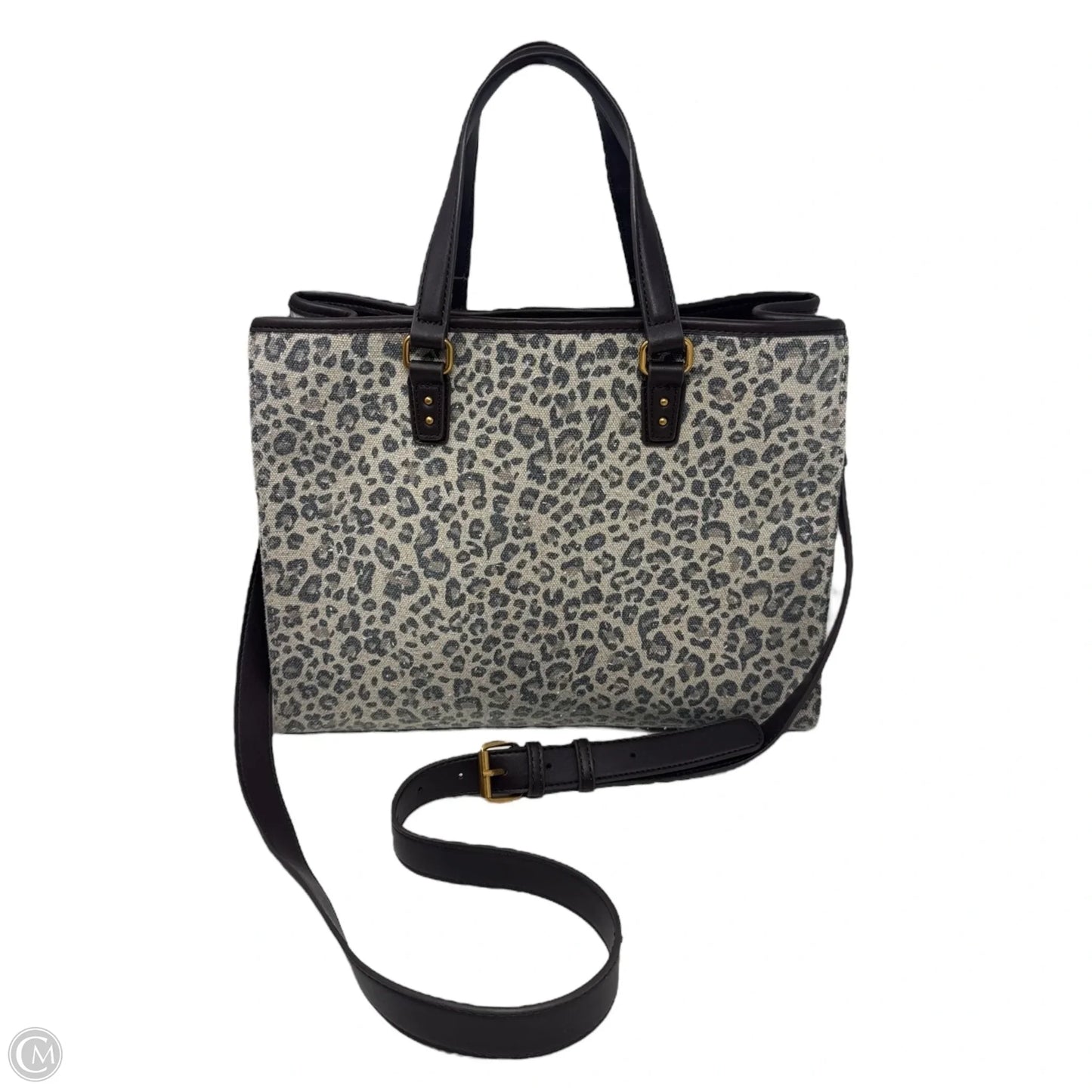 Leopard Tote Handbag By Betsey Johnson, Size: Medium