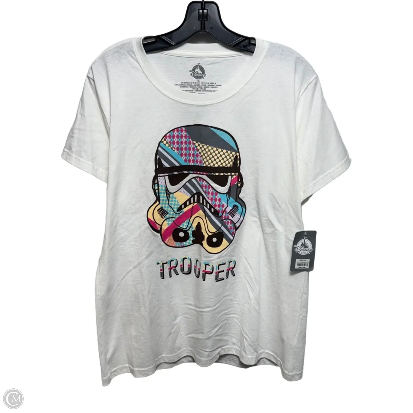 Trooper Graphic Tee Short Sleeve By Disney In White, Size: Xl