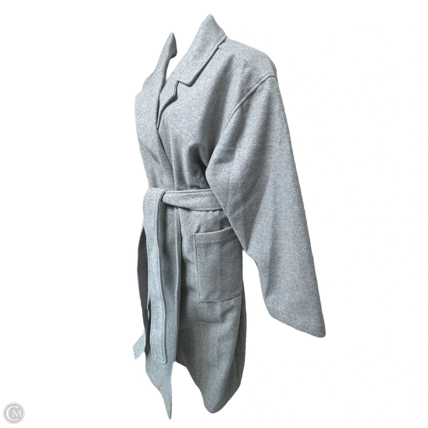 Relaxed Wrap Topcoat By Gap In Grey, Size: XXL