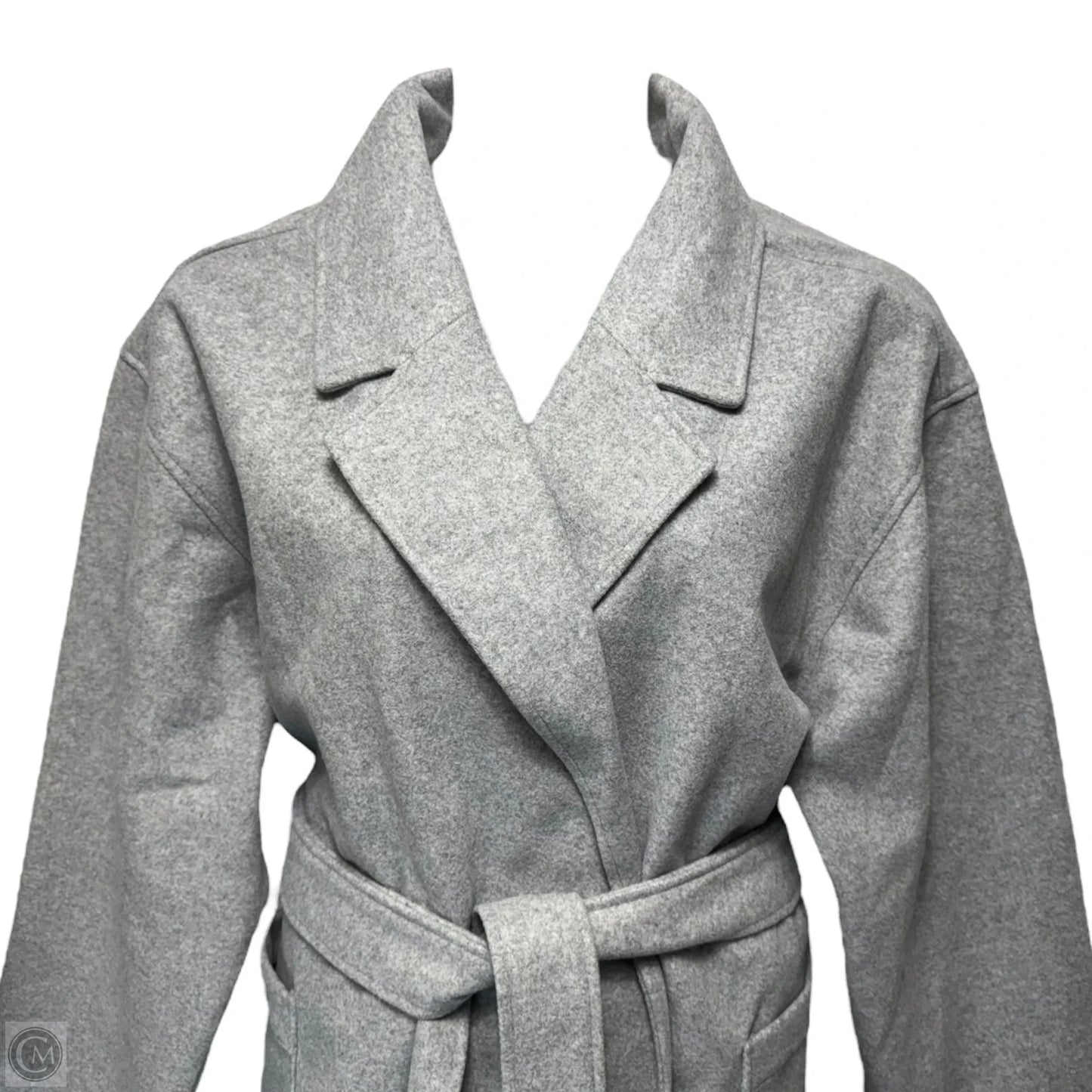Relaxed Wrap Topcoat By Gap In Grey, Size: XXL
