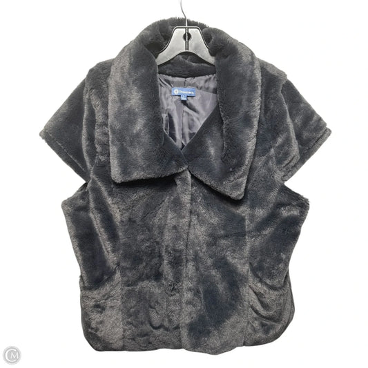 Vest Faux Fur By Democracy In Grey, Size: L