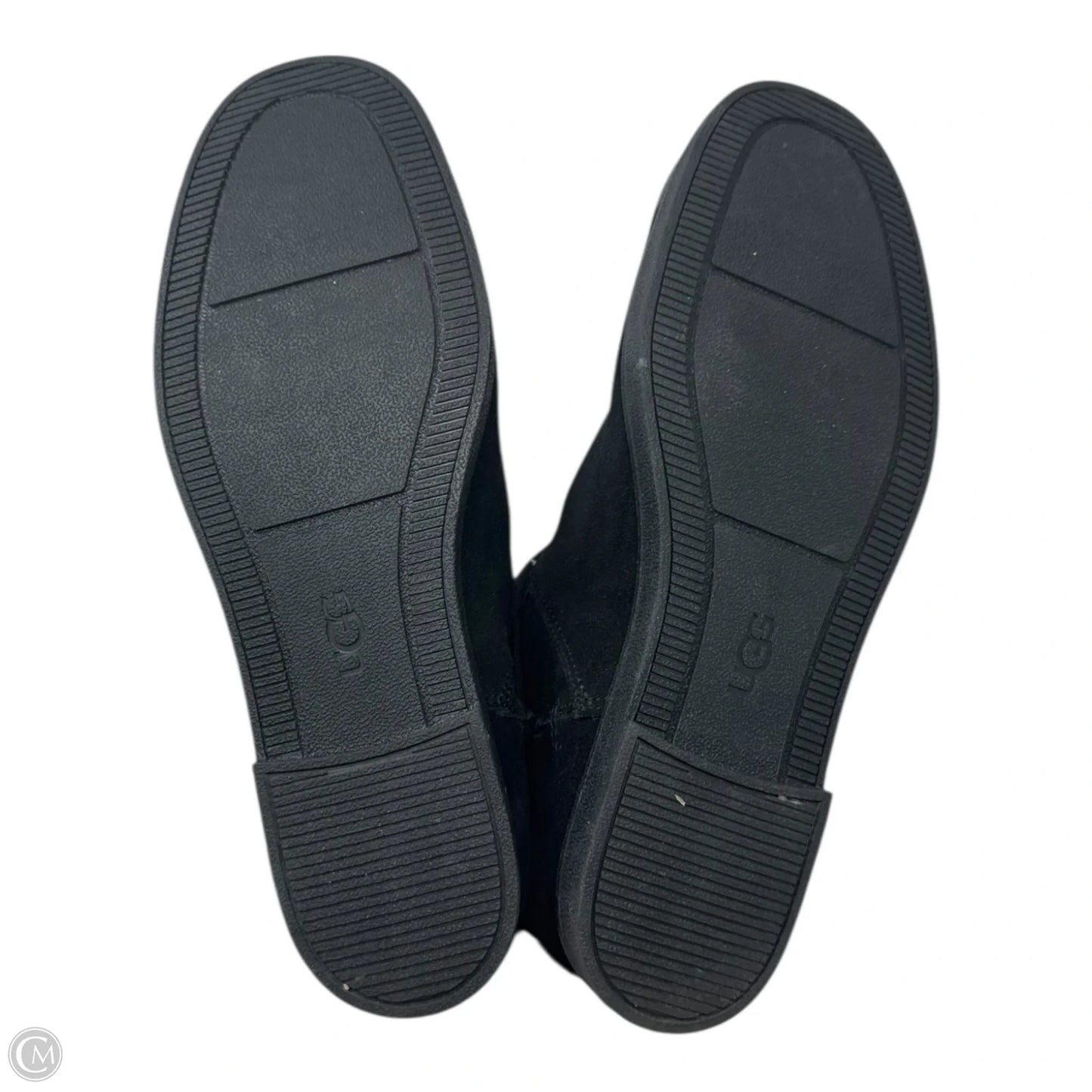 Josefene Suede Ankle Boots Designer By Ugg In Black, Size: 11