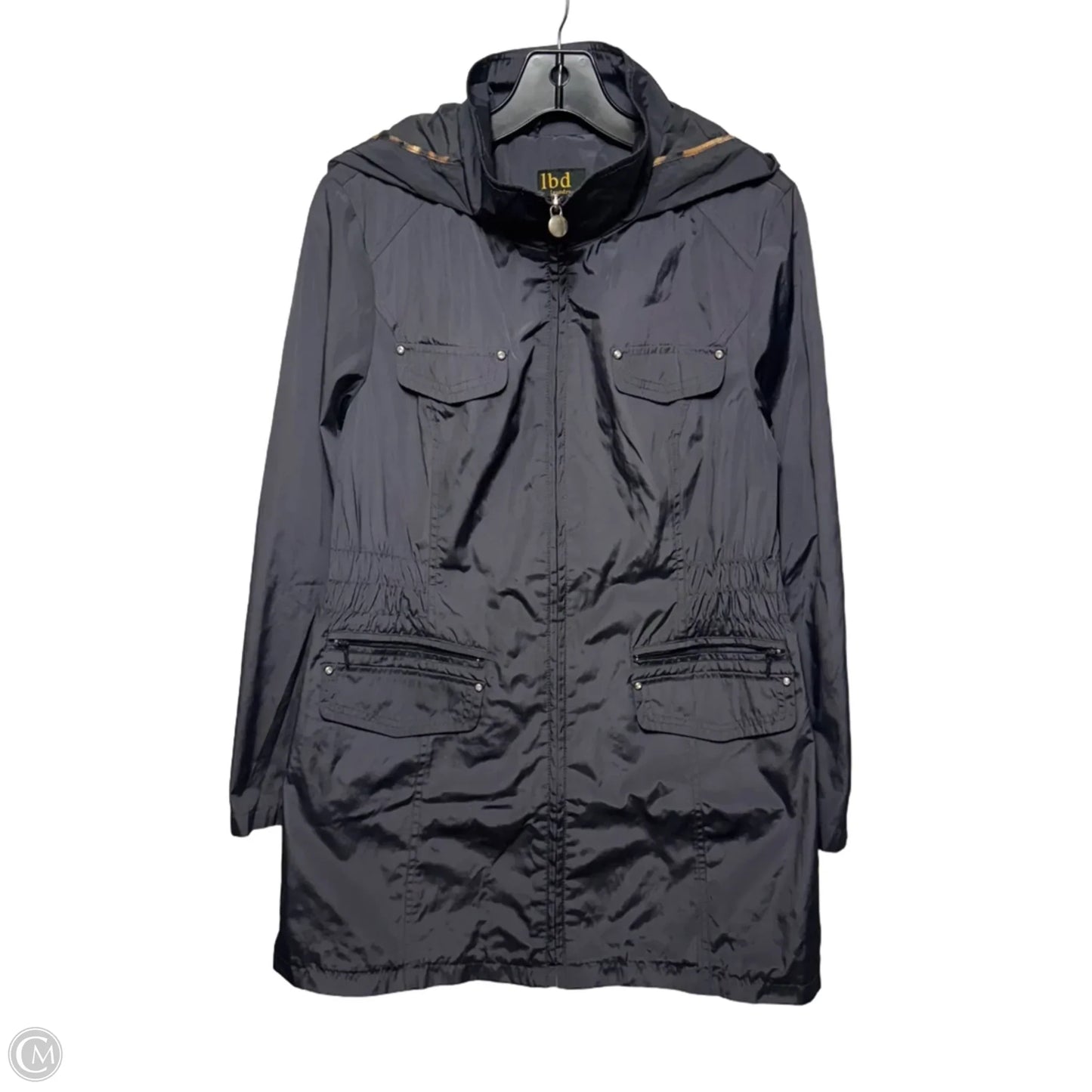 Jacket Windbreaker By Laundry In Navy, Size: M
