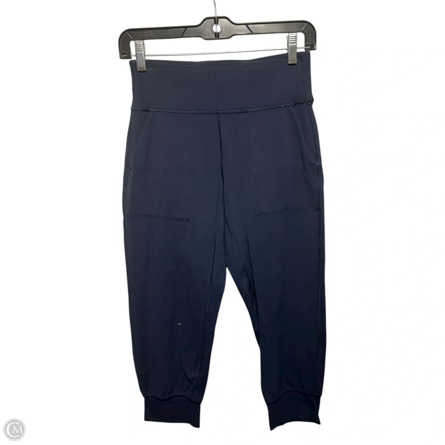 Align Jogger Cropped By Lululemon In Navy, Size: 6