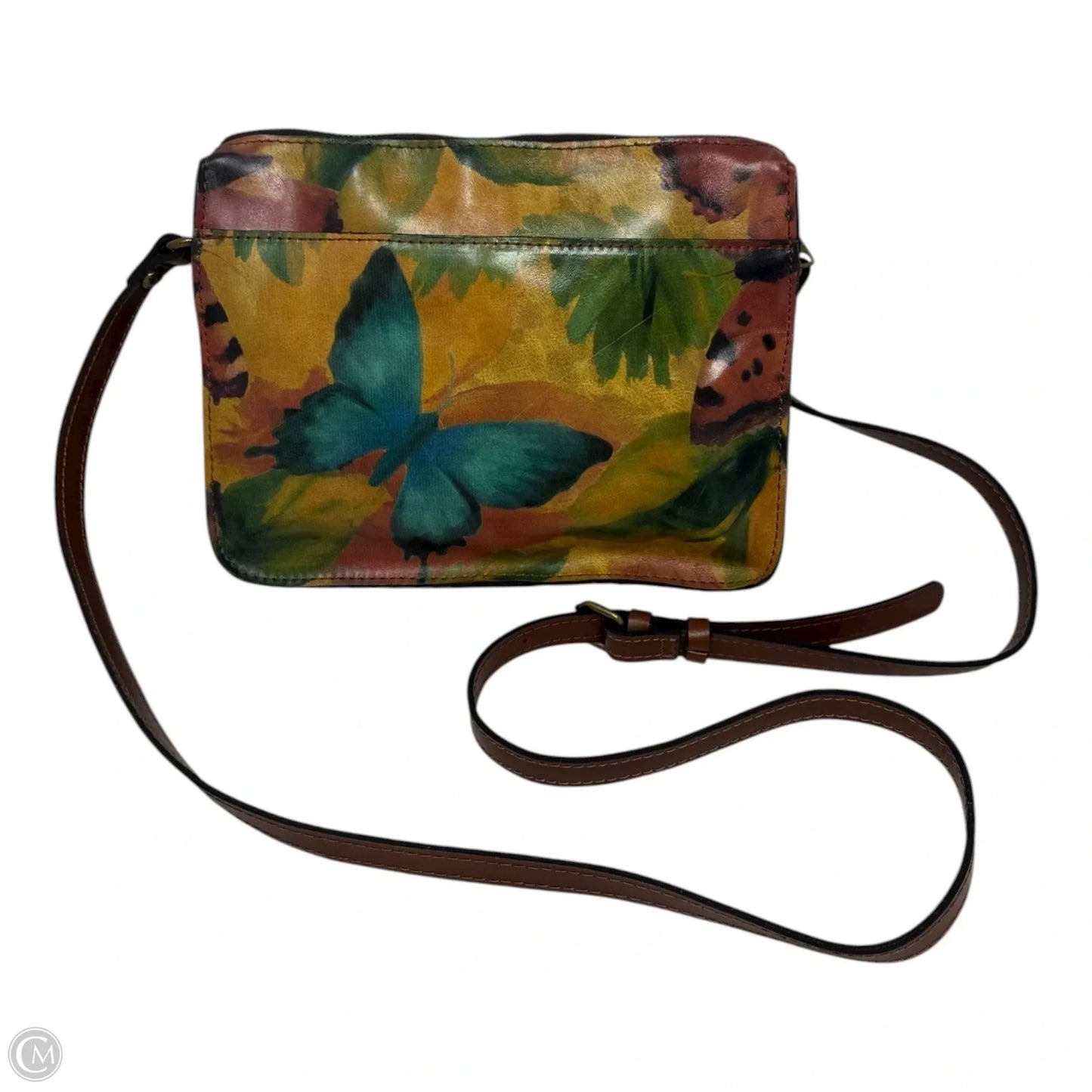 Nerina Leather Crossbody In Spring Multi Designer By Patricia Nash, Size: Medium