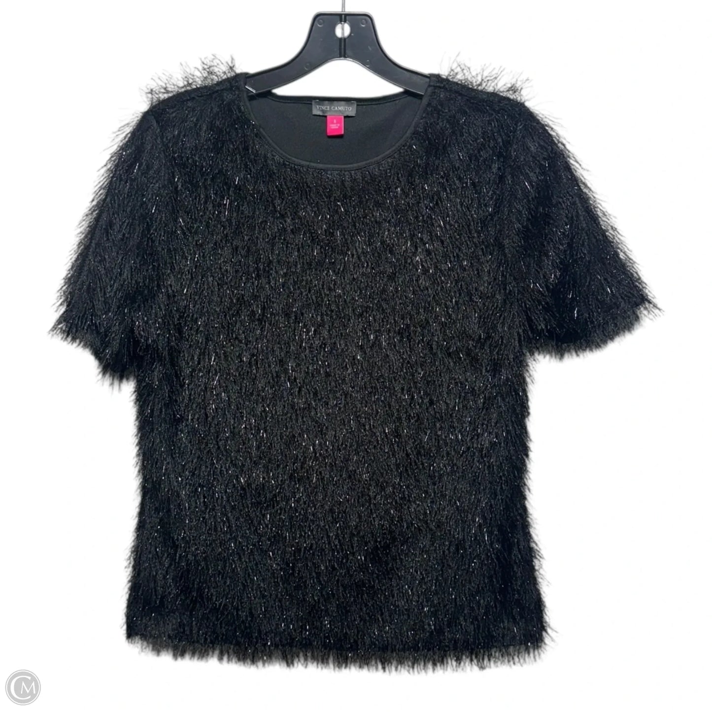 Holiday 1 Top Short Sleeve By Vince Camuto In Black, Size: S