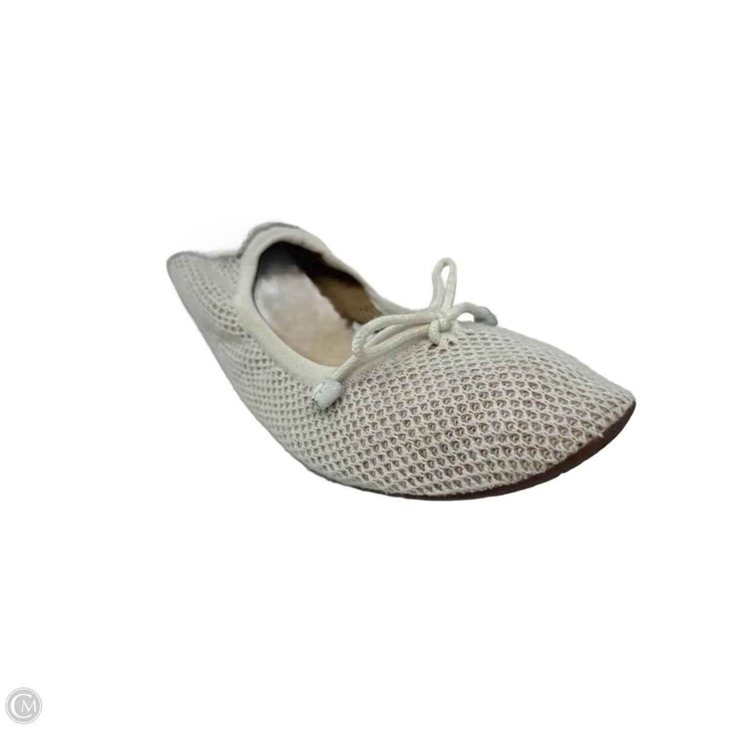 Brig Ballet Flats Designer By Ugg In Cream, Size: 8