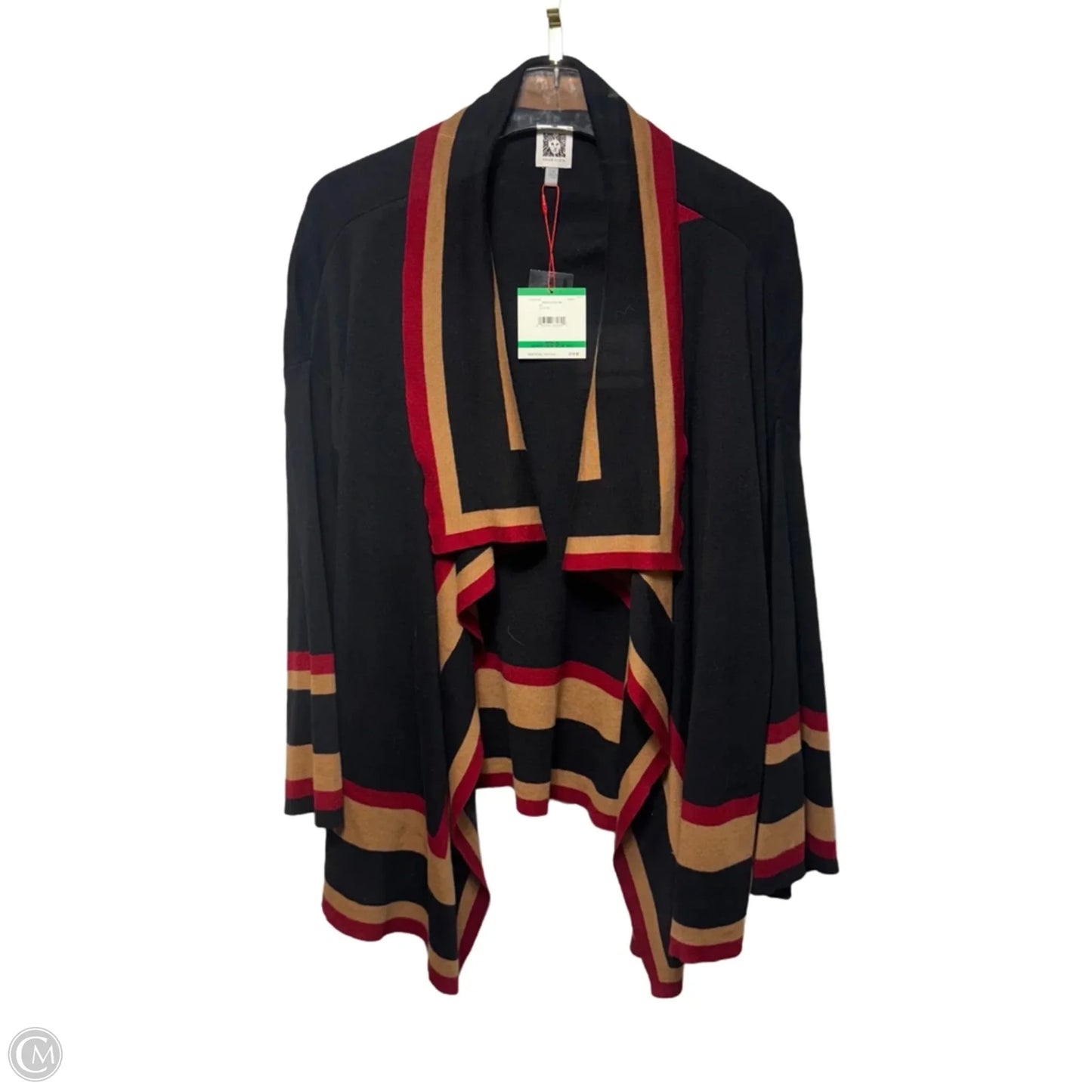 Sweater Cardigan By Anne Klein In Multi-colored, Size: L/XL