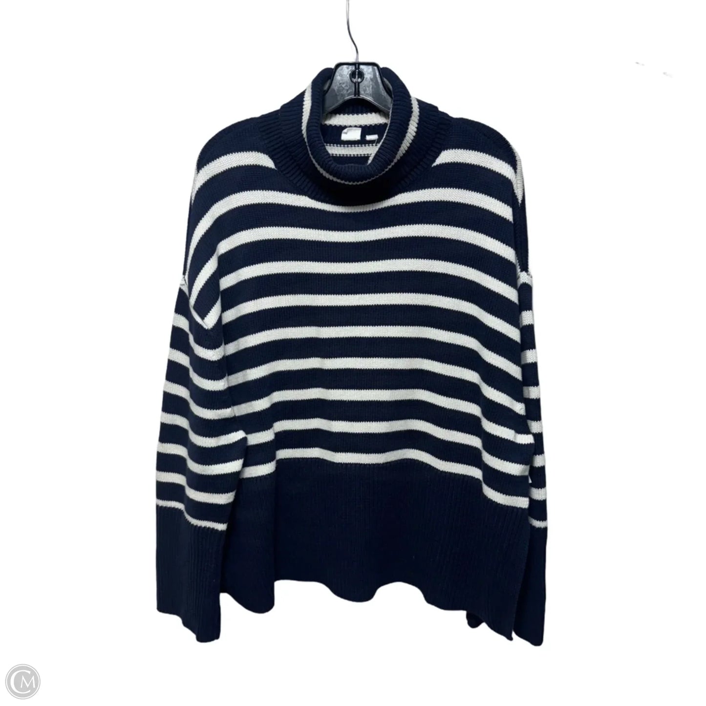 Sweater By Gap In Striped Pattern, Size: L