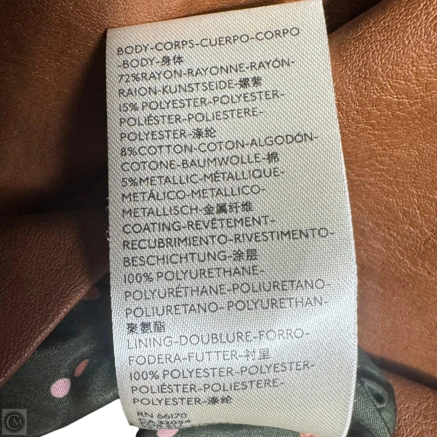 Hayden Faux Leather Jacket By Anthropologie In Brown, Size: 3X