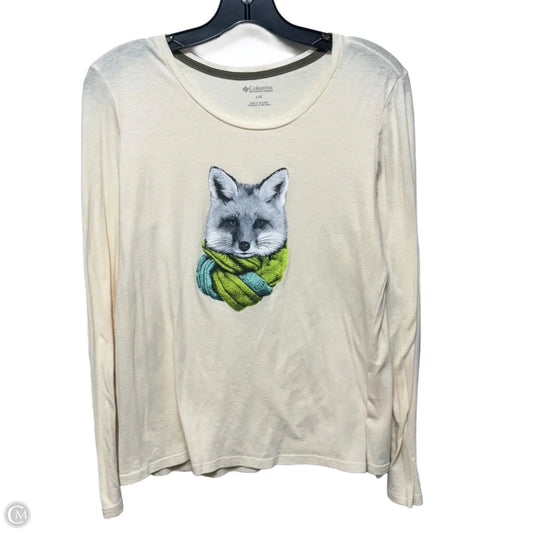 Fox Top Long Sleeve By Columbia In Cream, Size: L