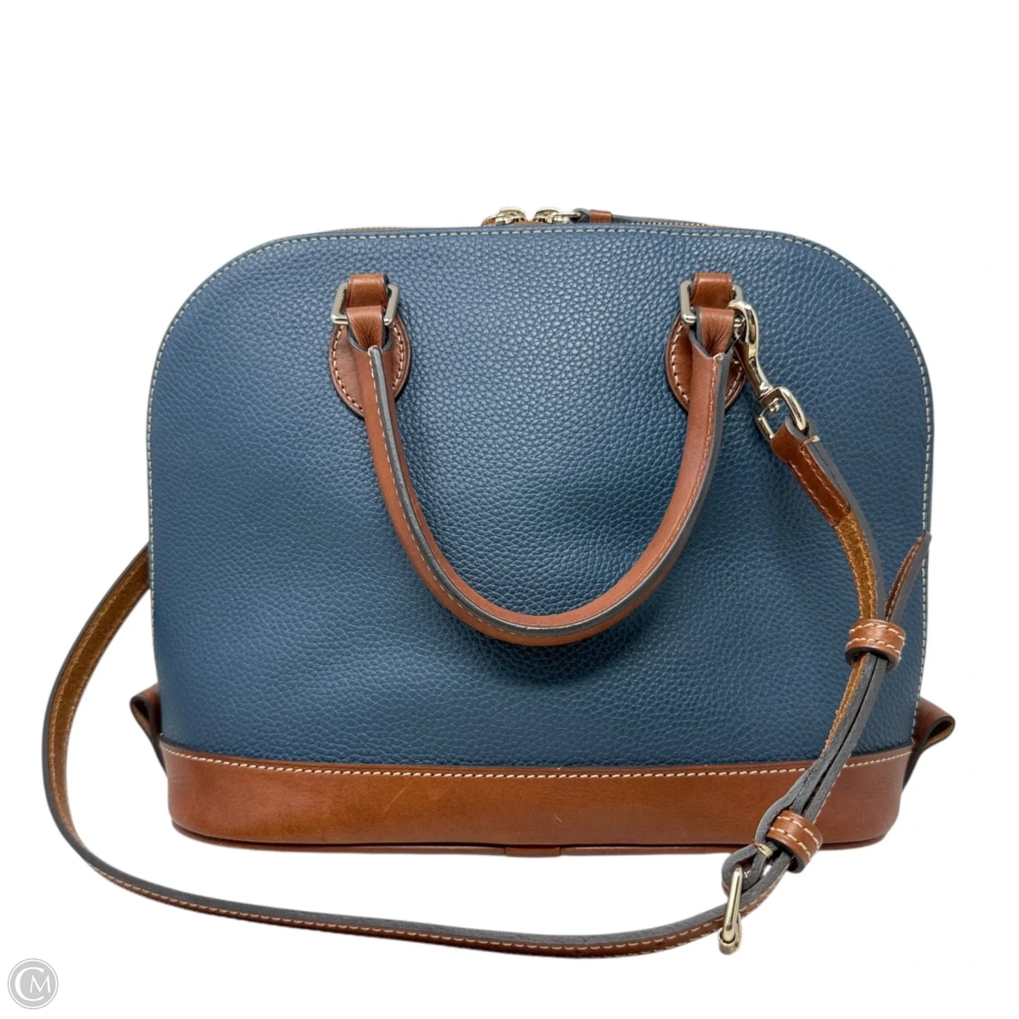 Pebble Grain Zip Zip Satchel Designer By Dooney And Bourke, Size: Medium