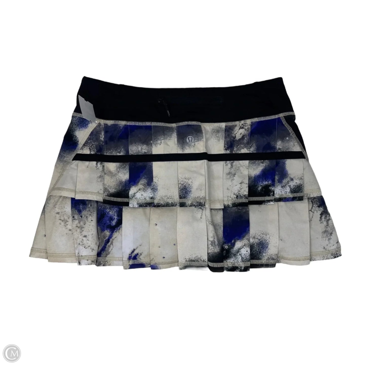 Athletic Skort By Lululemon In Black, Size: 4