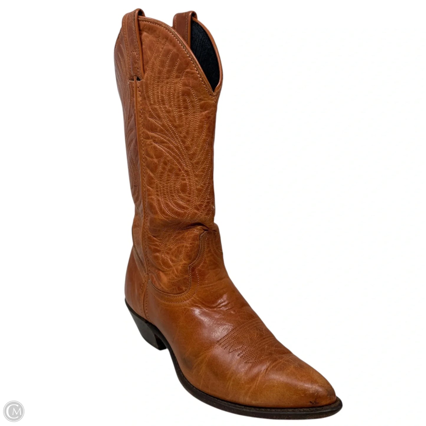 Vintage Reba Whiskey Western Boots By Code West In Rust, Size: 7