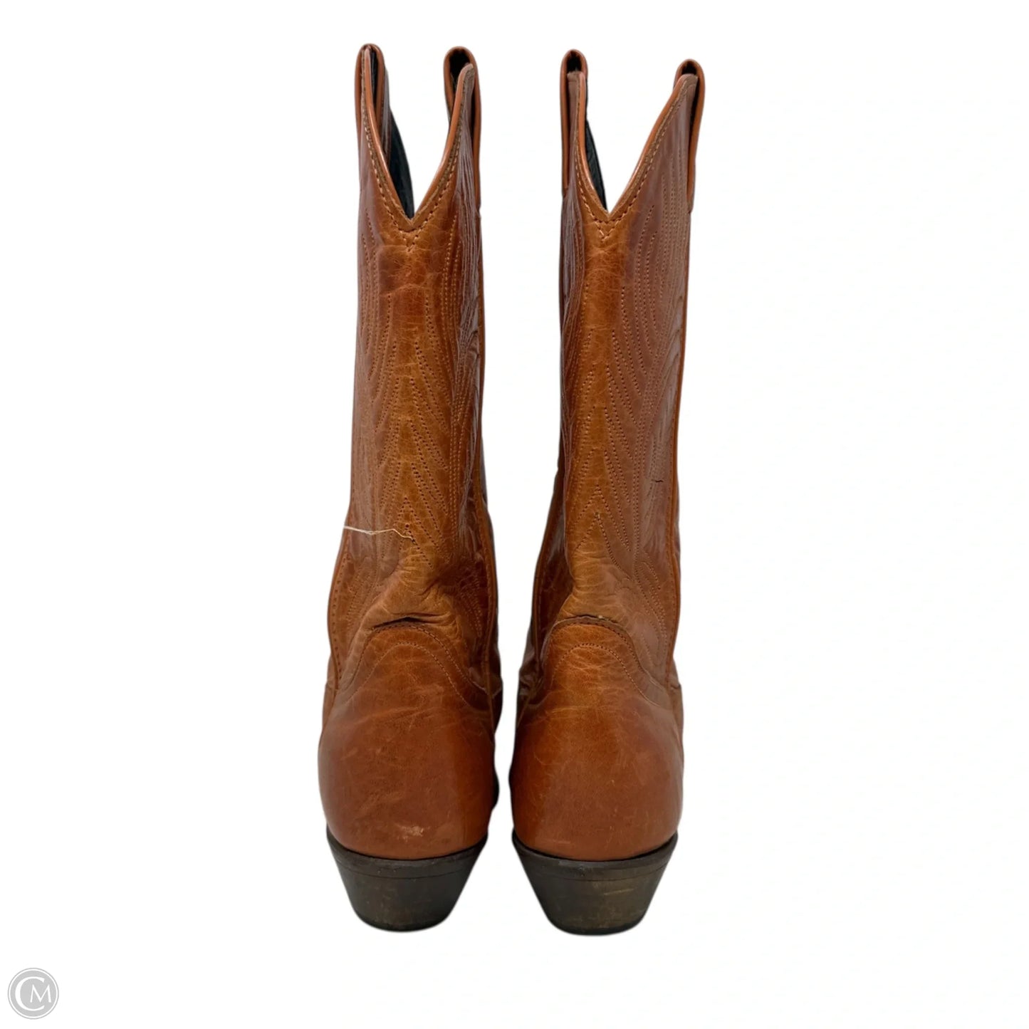 Vintage Reba Whiskey Western Boots By Code West In Rust, Size: 7