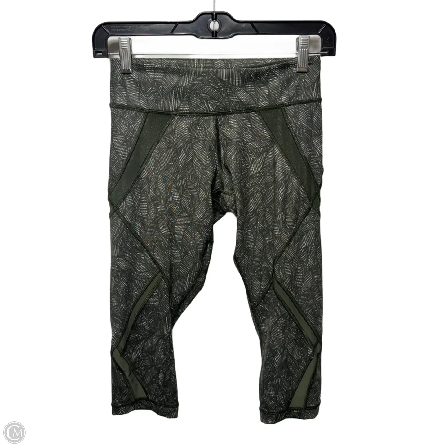 Athletic Leggings Capris By Lululemon In Green, Size: 6