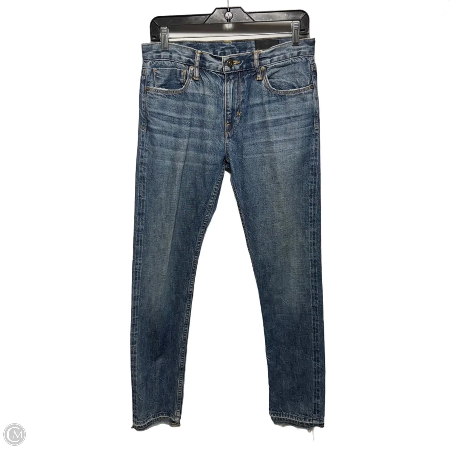 Dylan Skinny Jeans By Vince In Blue Denim, Size: 4