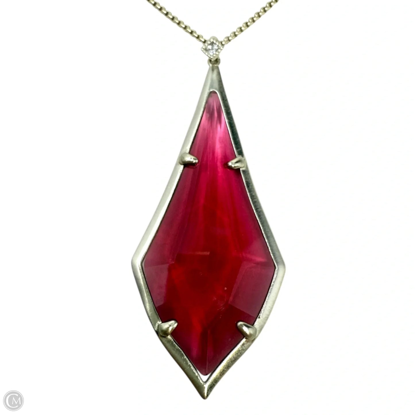 Damon Long Pendant Necklace In Berry By Kendra Scott