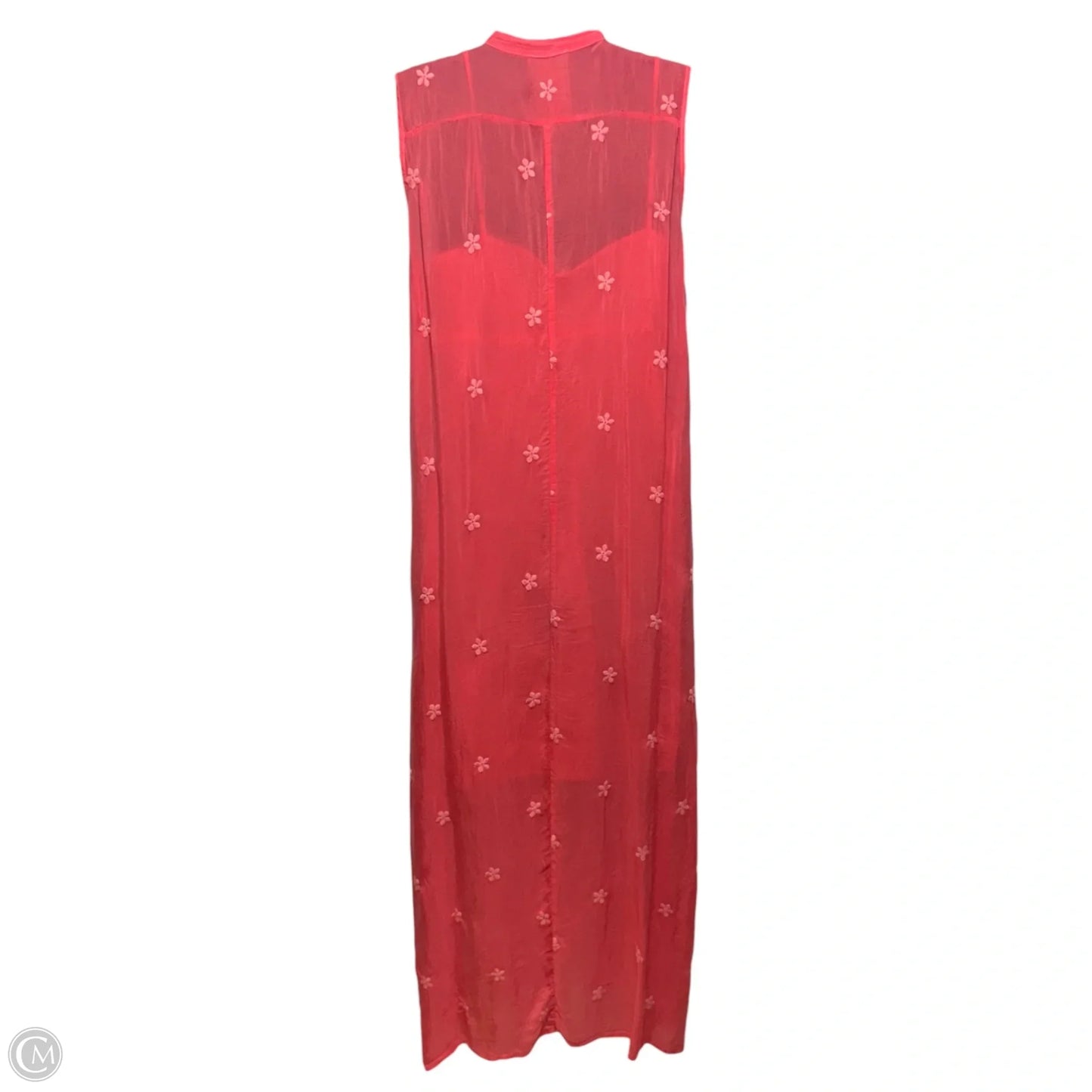 Eyelet Dress Casual Maxi By Johnny Was In Coral, Size: S