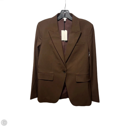 Slim Wool Blazer By Banana Republic In Brown, Size: 4