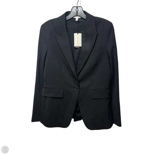 Slim Wool Blazer By Banana Republic In Black, Size: 4