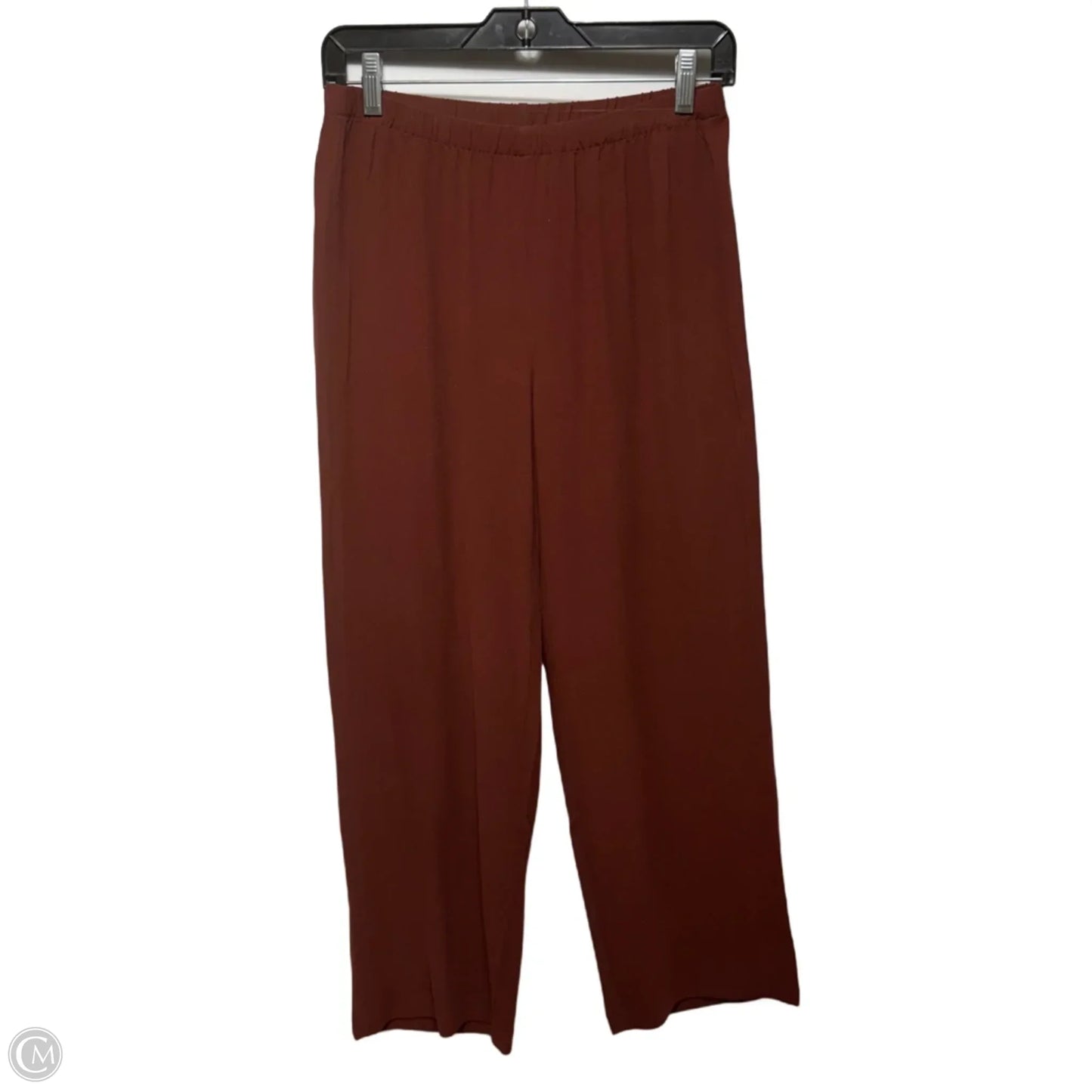 Silk Pants By Eileen Fisher In Brown, Size: Xxs