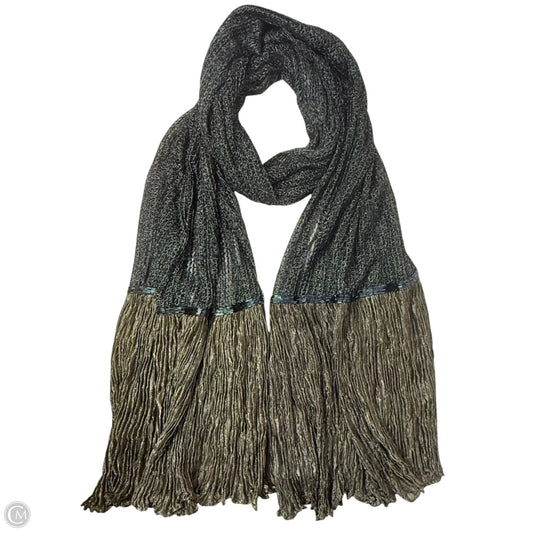 Metallic Silk Blend Kora Wrap By Badgley Mischka