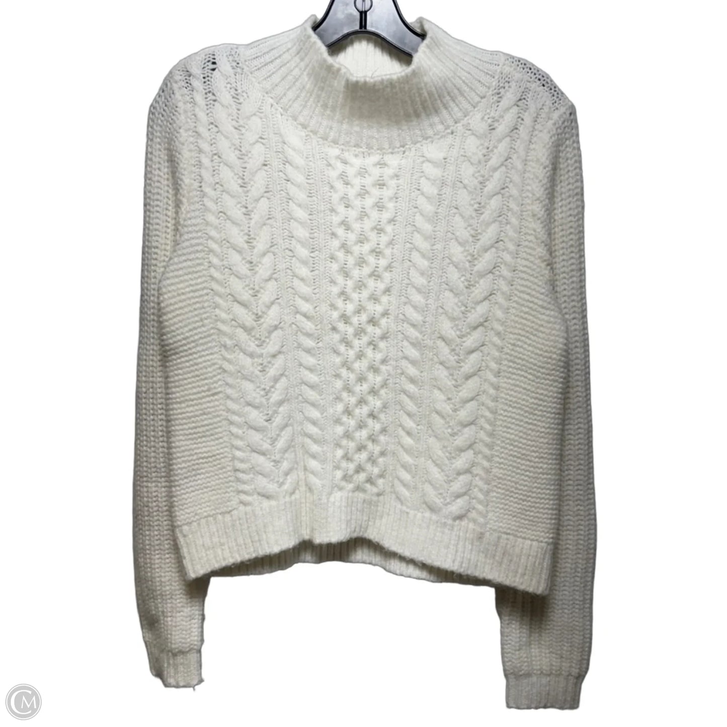 Sweater By Loft In Cream, Size: Xs