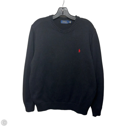 Sweater By Polo Ralph Lauren In Black, Size: L