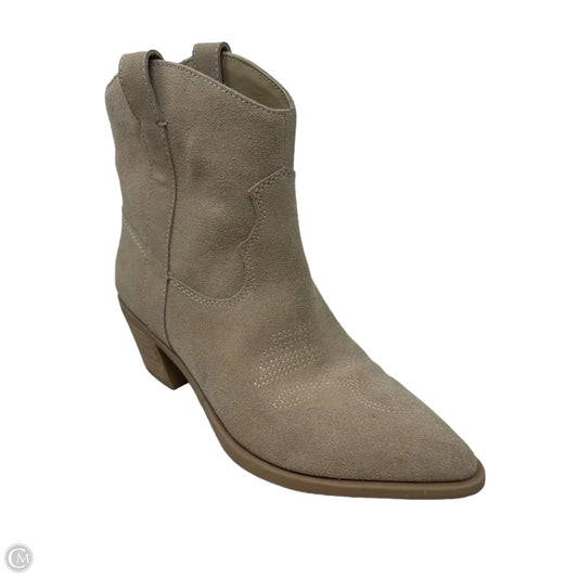 Boots Western By Dolce Vita In Cream, Size: 7.5