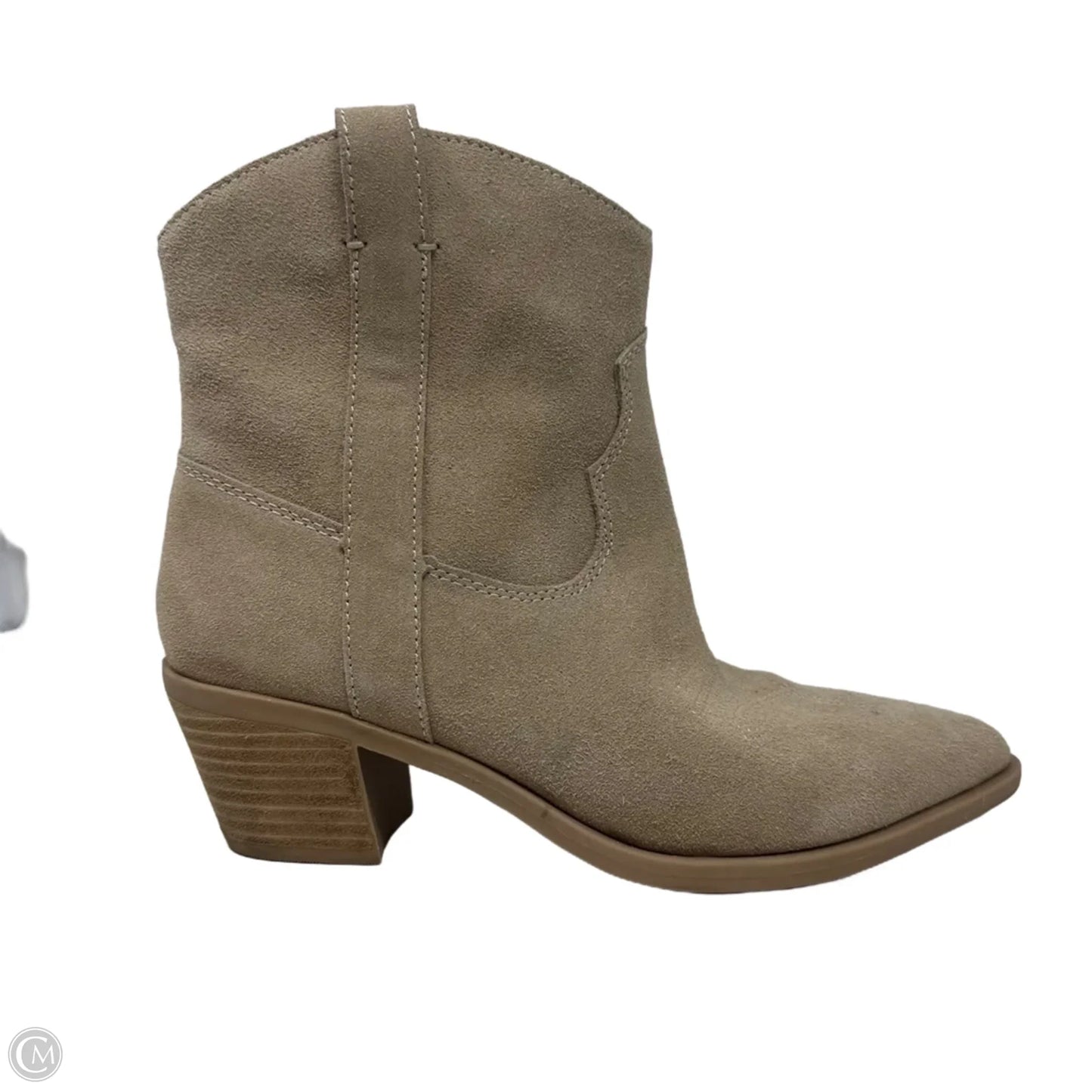 Boots Western By Dolce Vita In Cream, Size: 7.5