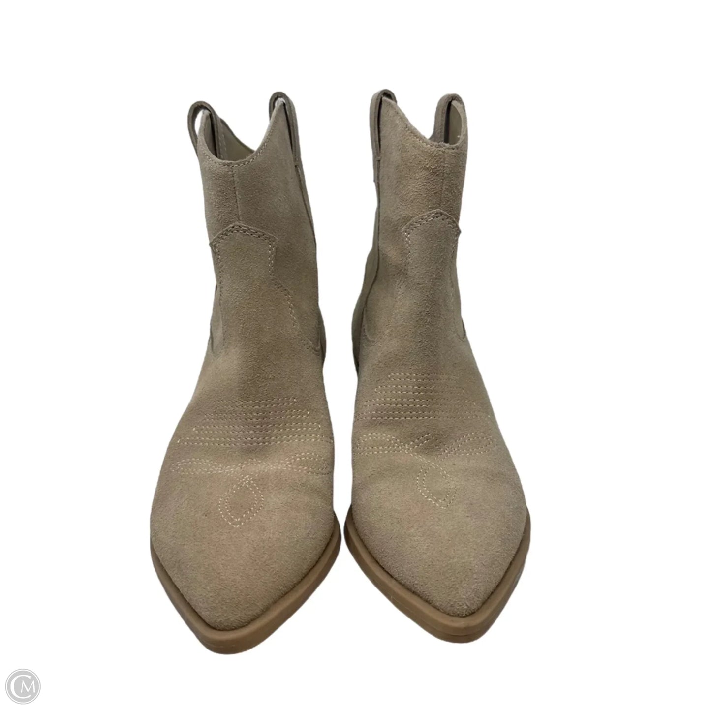 Boots Western By Dolce Vita In Cream, Size: 7.5