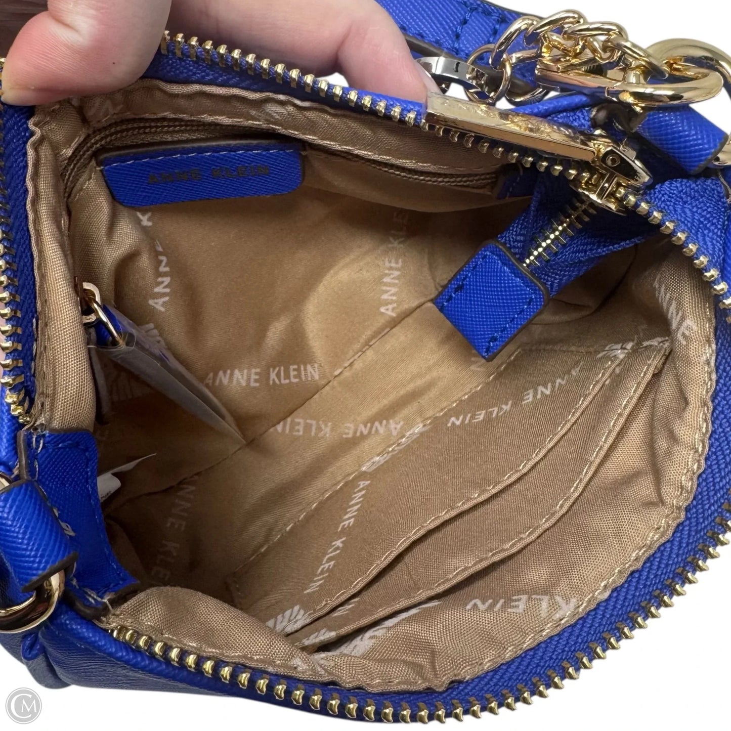 Mini Chain Strap Crossbody By Anne Klein, Size: Small