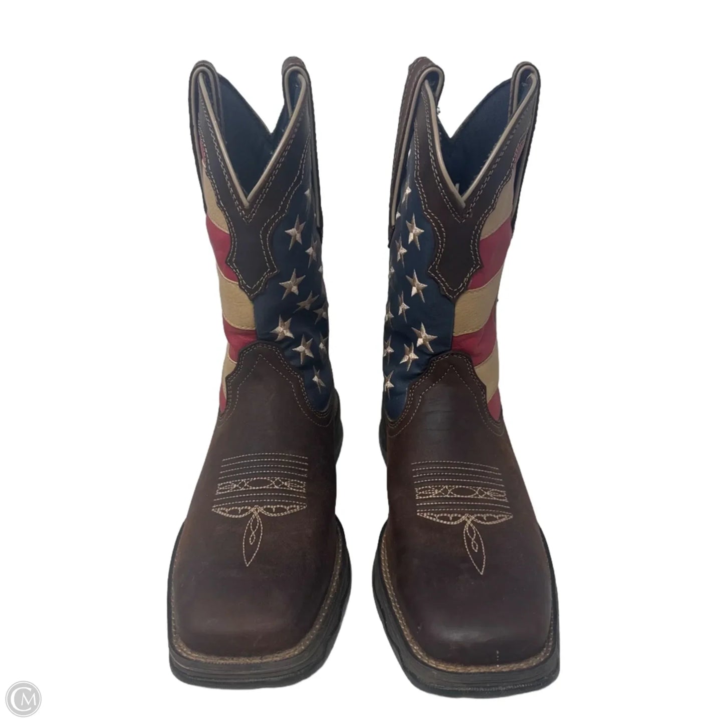 American Flag Boots Western By Durango In Blue & Red & White, Size: 8.5