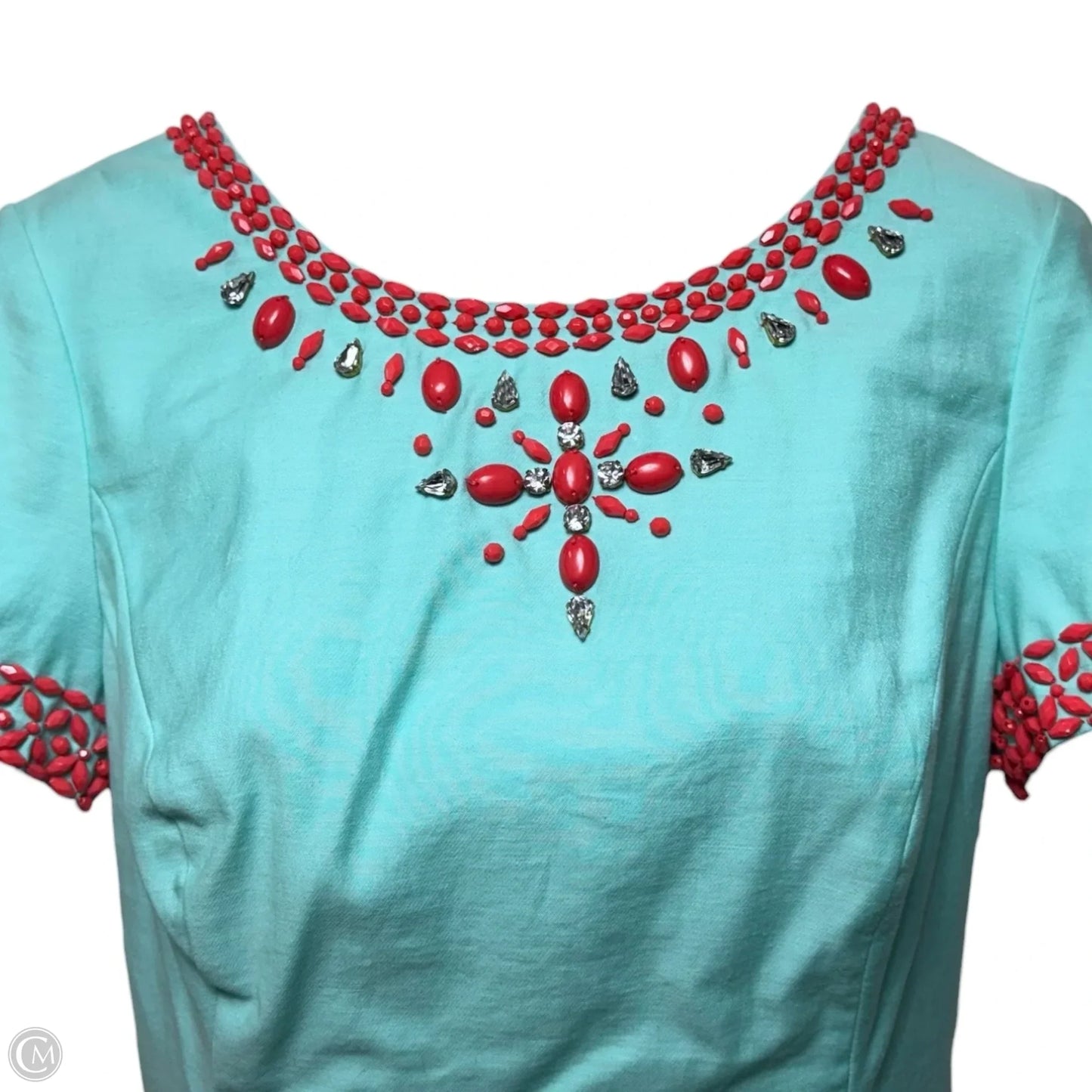 Nora Dress Crystal Water Beaded By Lilly Pulitzer In Aqua, Size: 6