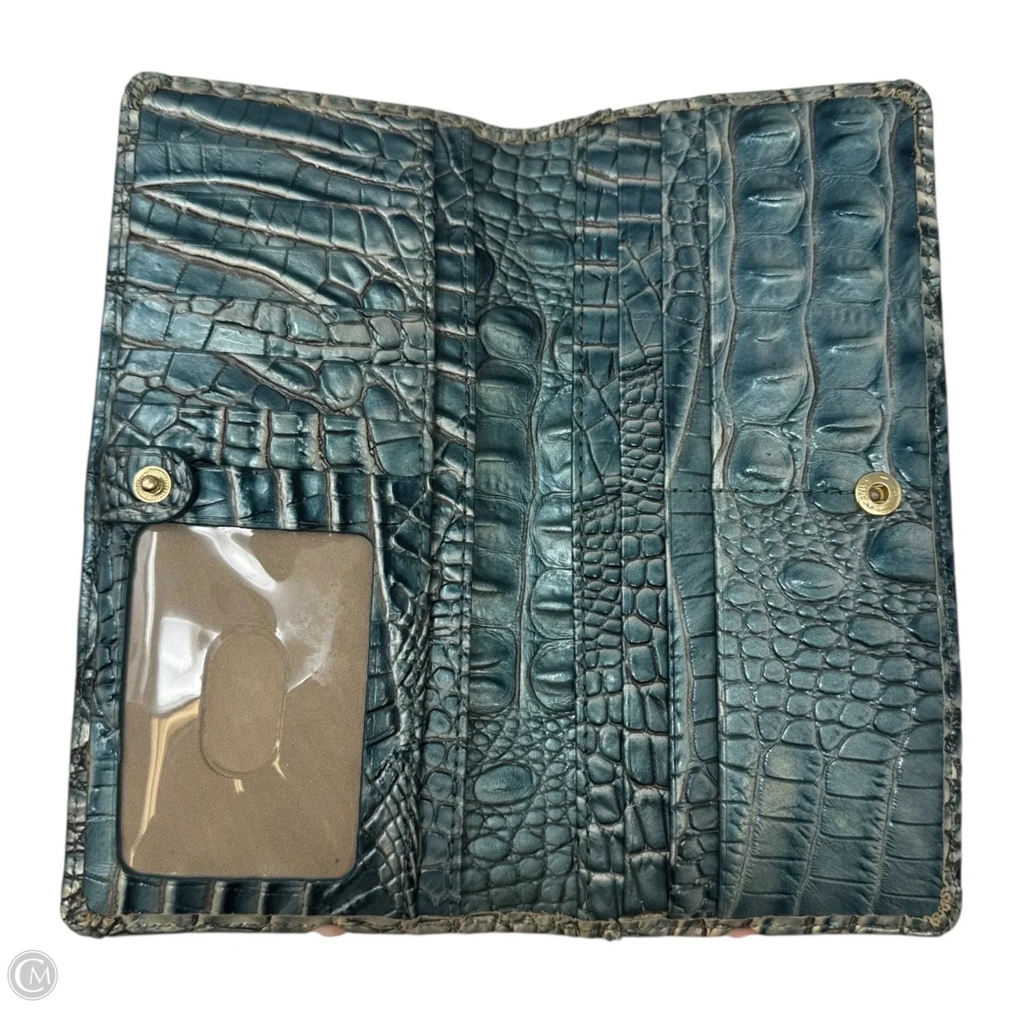Ady Bifold Snap Wallet Designer By Brahmin In Ombré Melbourne, Size: Medium