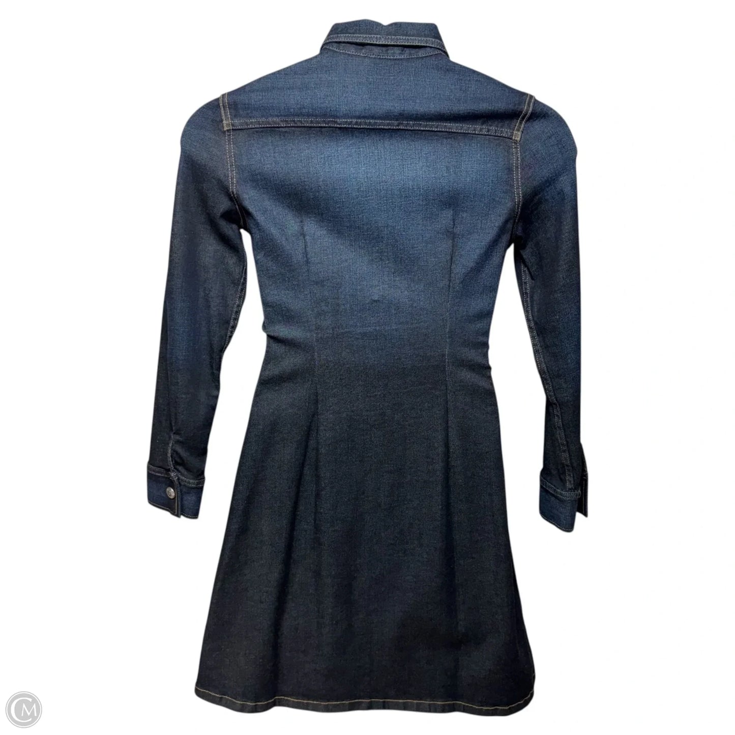 Pixie Denim Shirtdress By Alexa Chung For Adriano Goldschmied In Blue Denim, Size: M