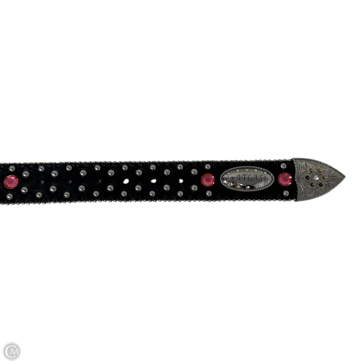 Rhinestone Belt Leather By Atlas