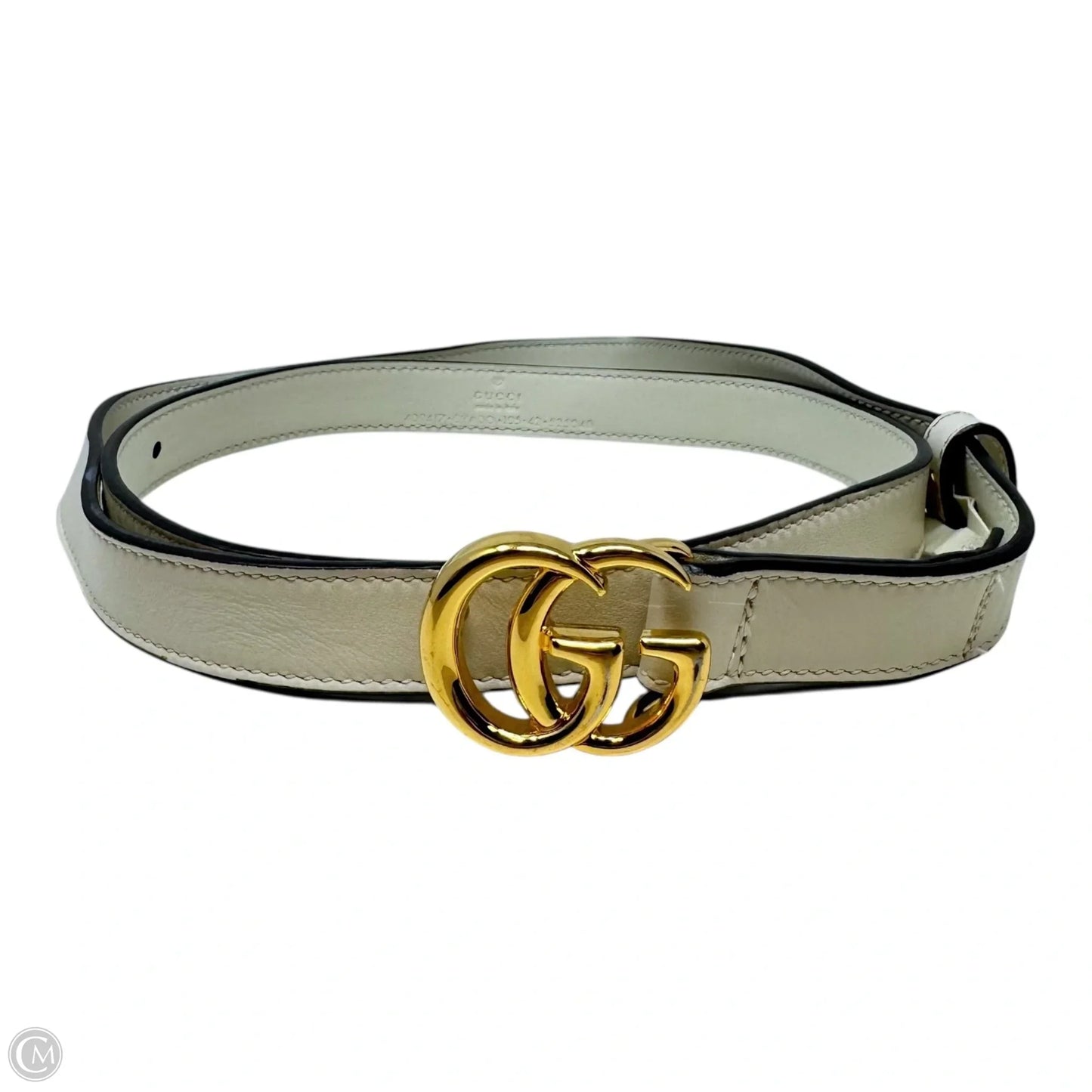 GG Marmont Thin Belt Luxury Designer By Gucci Size: Gucci 105, 42”