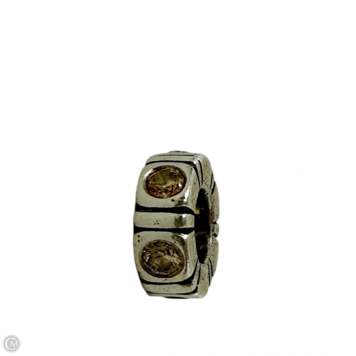 Trinity Spacer Sterling Silver & CZ Charm By Pandora