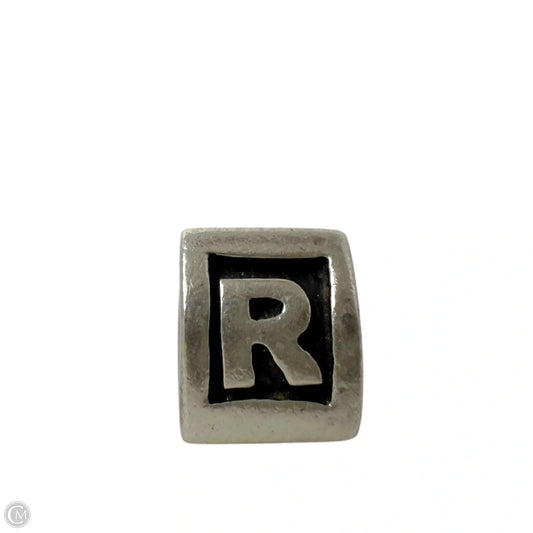 Sterling Silver Initial "R" Bead Charm By Pandora