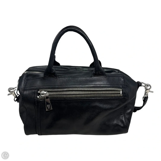 Lena Zipper Leather Satchel Designer By Frye, Size: Medium