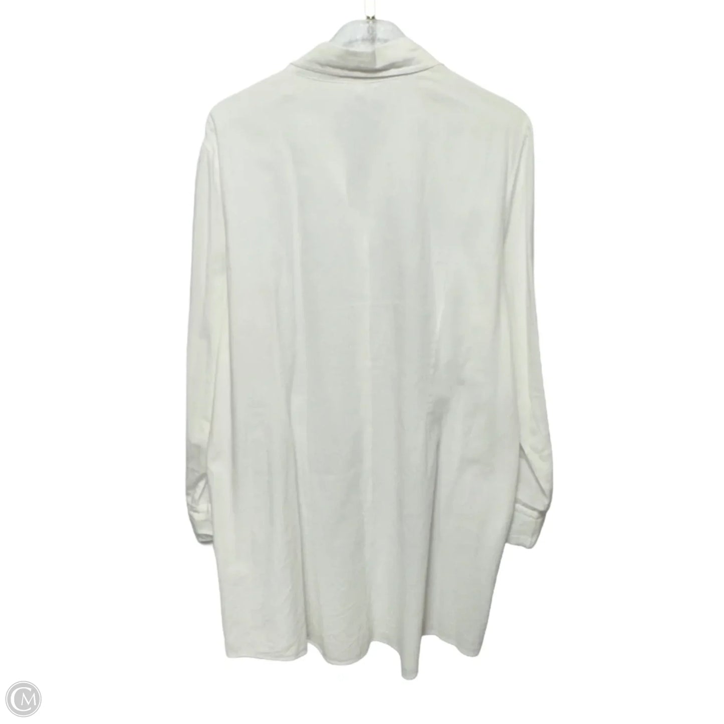 Tunic Long Sleeve By Eileen Fisher In White, Size: Xl