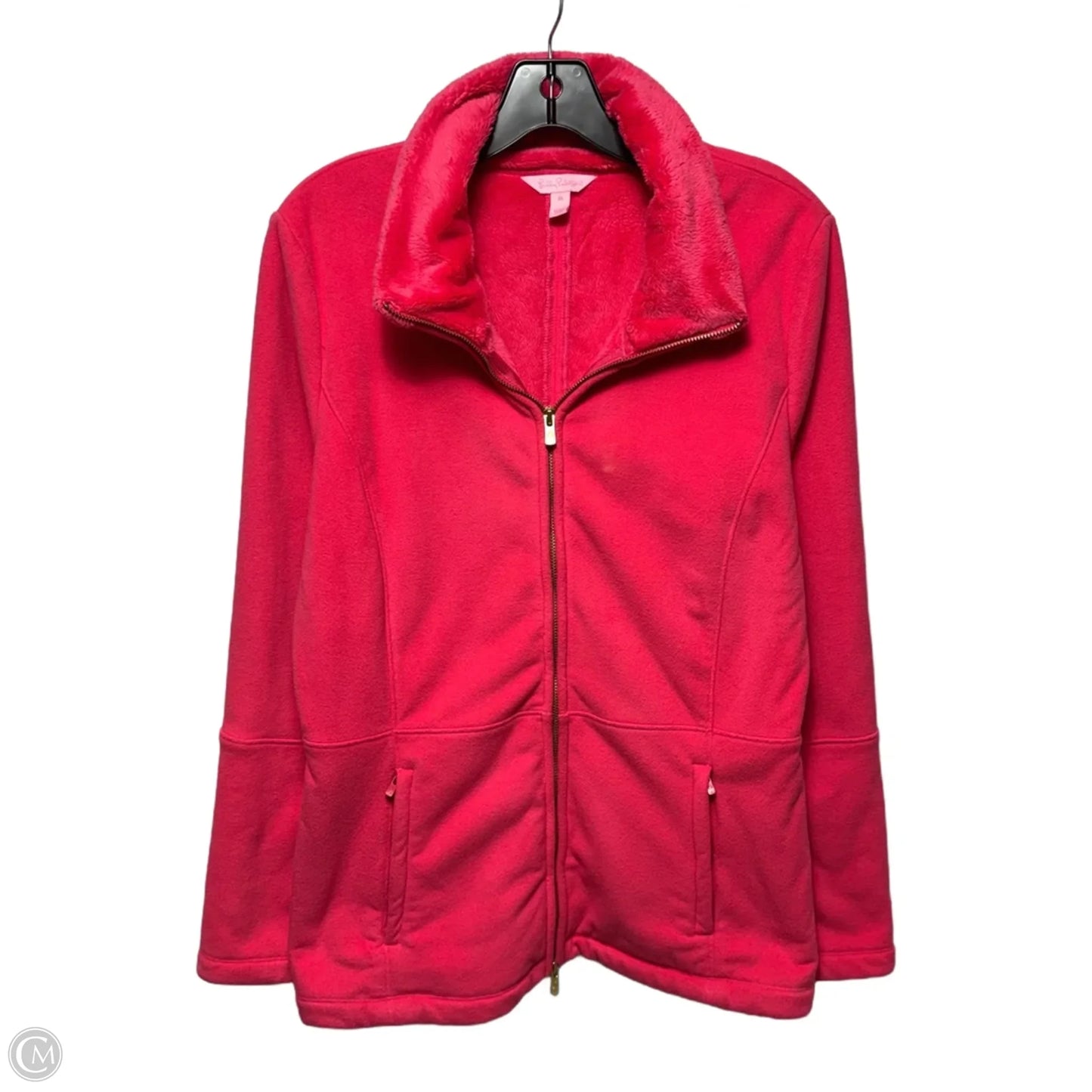 Fleece Jacket Designer By Lilly Pulitzer In Pink, Size: M
